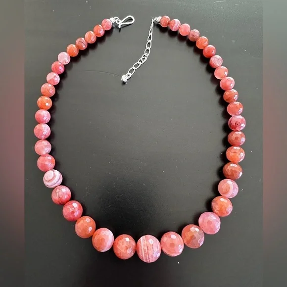 Hessonite faucet bead necklace by Mine Finds Jay King - Picture 11 of 11